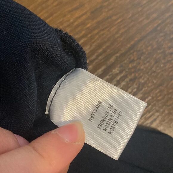 Women’s Bailey 44 Navy Blue Laser Cut Knit Pants Size XS GUC Preowned - Picture 4 of 10